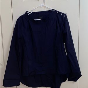 Navy Blue Long sleeve dressy shirt